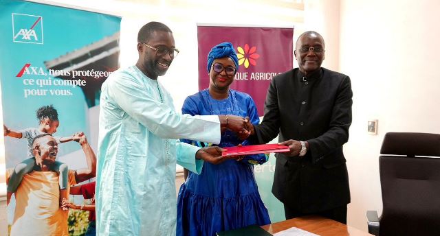 AXA Sénégal, la Banque Agricole et la CNAAS