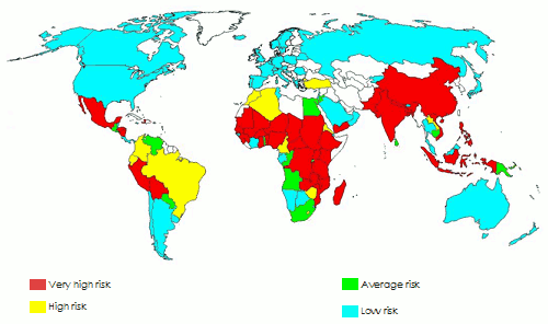 nat cat map per country
