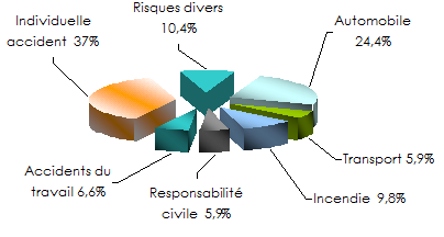 APA Insurance repartition chiffre d'affaires