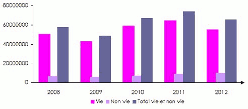 Inde marche assurance vie non vie