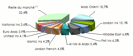 jordanie chiffre affaires compagnie