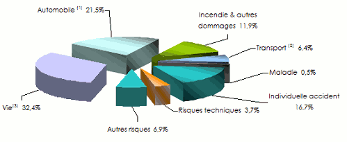 marché sénégal branche vie non vie