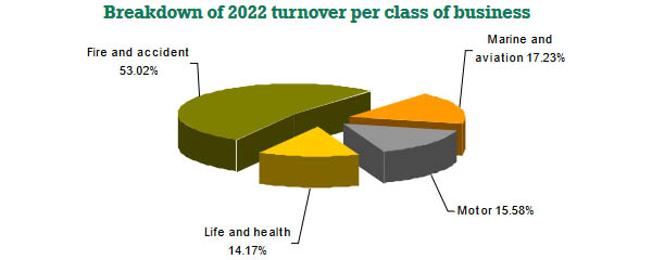 Doha Insurance Group chiffre affaires