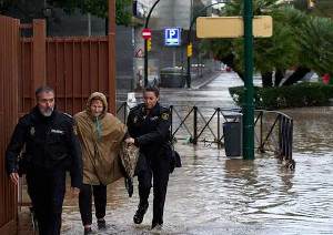 malaga inondation