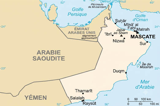 Oman carte