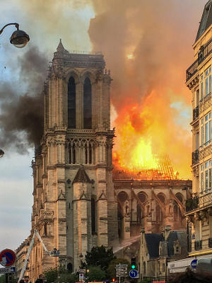 Notre Dame de Paris Incendie