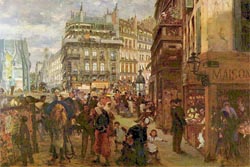 Paris en 1869 vue par le peintre Adolph von Menzel