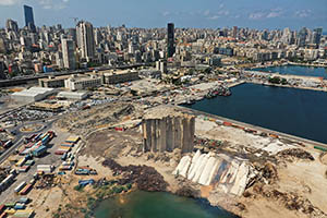 explosion port Beirut 