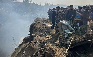 Nepalese Yeti Airlines plane crash